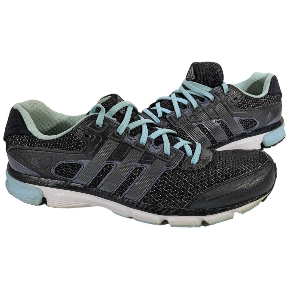 Adidas Running Shoes Womens 9 Nova Cushion Torsion Black Turquoise Trainers